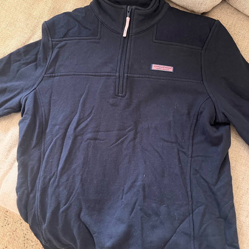 Women’s Vineyard Vines Navy Quarter Zip | size M